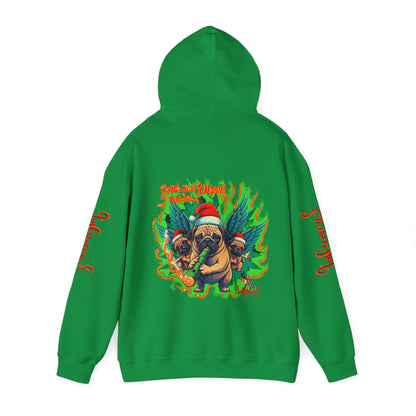 Premium hooded sweatshirt- Imfamous Pug Life