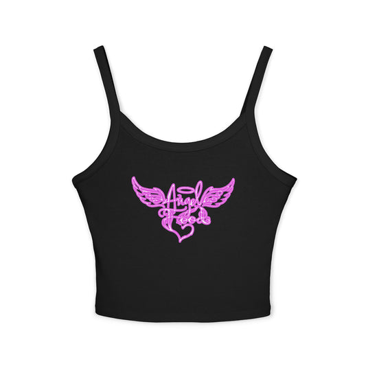 Angel Wings Tank Top, Trendy Spaghetti Strap Top for Festivals, Cute Summer Outfits, Gift for Her, Casual Wear
