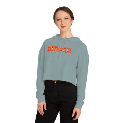 Cropped Hoodie Imfamous Women's Crop Top Sweatshirt