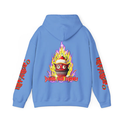 Premium Hooded Sweatshirt - Imfamous Devils Food Cupcake Design