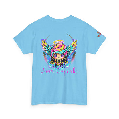 Unisex Heavy Cotton Tee - Imfamous Angel Food Cupcake Design #4