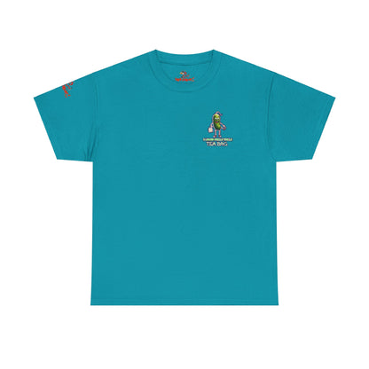 Premium Graphic T-shirt - Imfamous 3 Legged Pickle Tickle Tea Bag Design