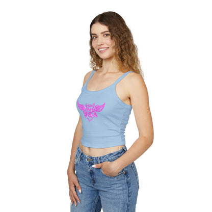 Angel Wings Tank Top, Trendy Spaghetti Strap Top for Festivals, Cute Summer Outfits, Gift for Her, Casual Wear