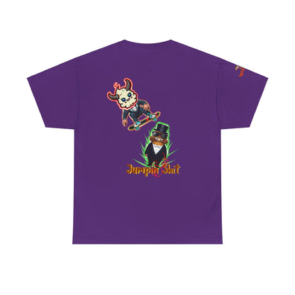 Imfamous jumpin Sad Shit premium graphic Tee - Imfamous Jumping Sad Shit Design