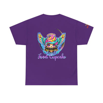 Unisex Heavy Cotton Tee - Imfamous Angel Food Cupcake Design #4