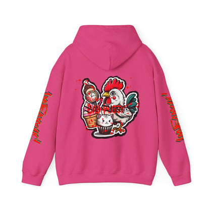 Sudadera con capucha con el famoso diseño de Bad Pussy Cat - Unisex