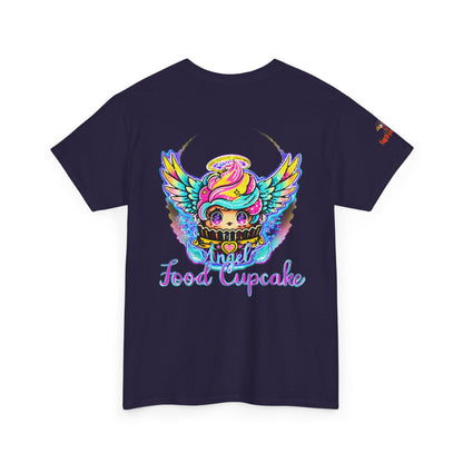 Unisex Heavy Cotton Tee - Imfamous Angel Food Cupcake Design #4