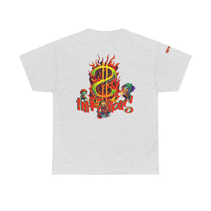 Premium graphic T-shirt - Imfamous halloween logo Design