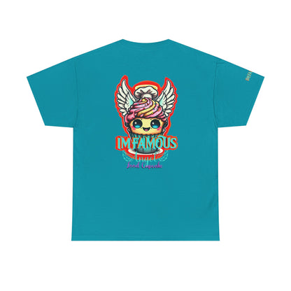 Camiseta de algodón con el famoso diseño de cupcakes Angel Food