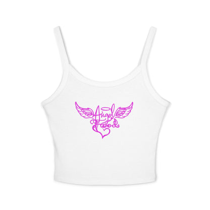 Angel Wings Spaghetti Strap Tank Top - Perfect for Summer & Festivals - Angel Food - Imfamous design - sexy Top for women