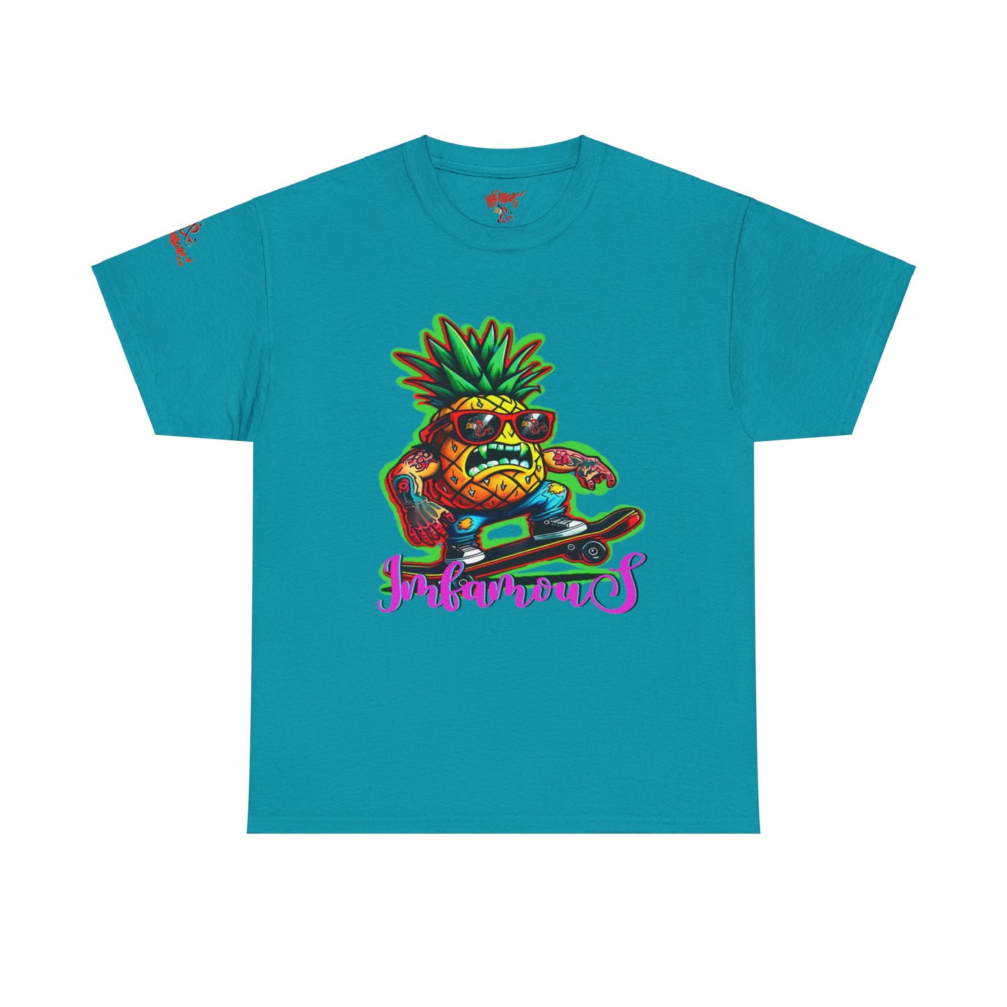 Camiseta gráfica premium - Imfamous Pineapple skater