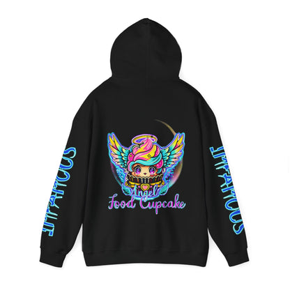 Imfamous Angel Cupcake Graphic Hoodie - Stylish Unisex Heavy Blend Sweatshirt