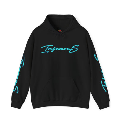 Premium Hooded Sweatshirt - Imfamous Golden Moose Knuckles Design