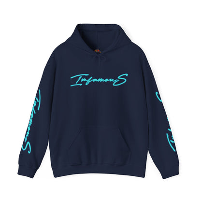 Hooded Sweatshirt - Imfamous Mr Madcock Spacecock Design