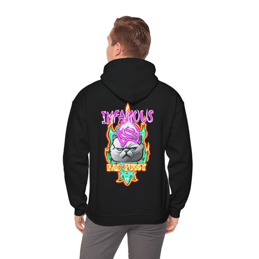 Premium Hooded Sweatshirt Imfamous Bad Pussy #6