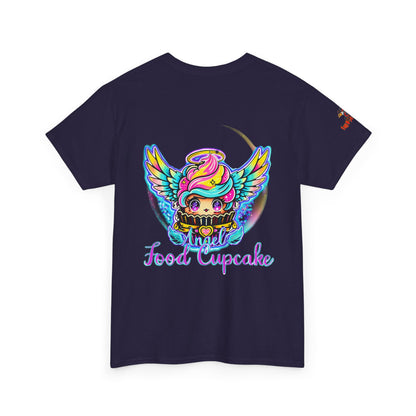 Unisex Heavy Cotton Tee - Imfamous Angel Food Cupcake Design #4