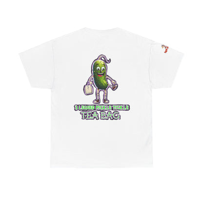 Premium Graphic T-shirt - Imfamous 3 Legged Pickle Tickle Tea Bag Design