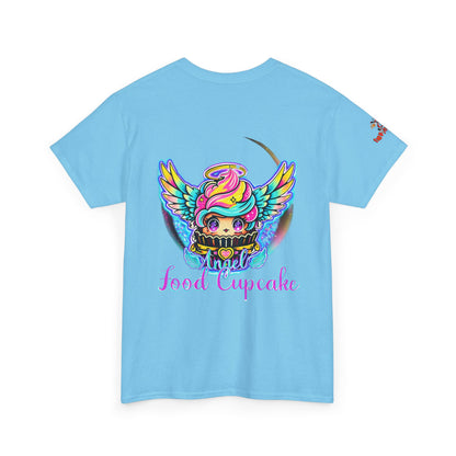 Unisex Heavy Cotton Tee - Imfamous Angel Food Cupcake Design #4