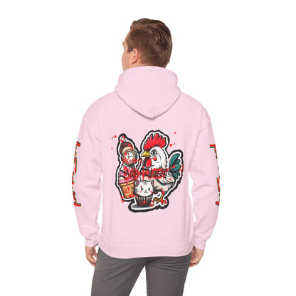 Sudadera con capucha con el famoso diseño de Bad Pussy Cat - Unisex