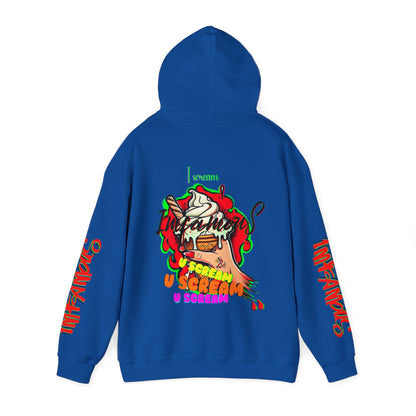 premium Hooded Sweatshirt - Imfamous I-scream Halloween spooky