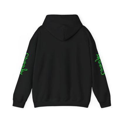 Sudadera con capucha - Diseño de piña volando sobre unicornio
