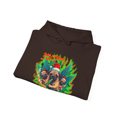 Premium hooded sweatshirt- Imfamous Pug Life
