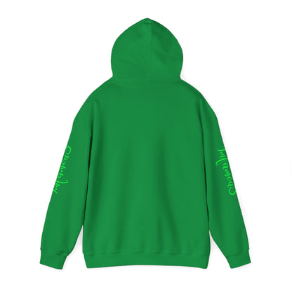 Sudadera con capucha - Diseño de piña volando sobre unicornio