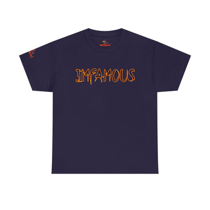 Imfamous Devils Food Cupcake Zombie attack Graphic Tee - Fun Casual Wear, Unisex T-Shirt for Food Lovers, Halloween fun gift