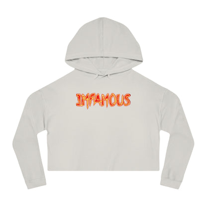 Cropped Hoodie Imfamous Women's Crop Top Sweatshirt