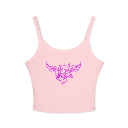Angel Wings Spaghetti Strap Tank Top - Perfect for Summer & Festivals - Angel Food - Imfamous design - sexy Top for women