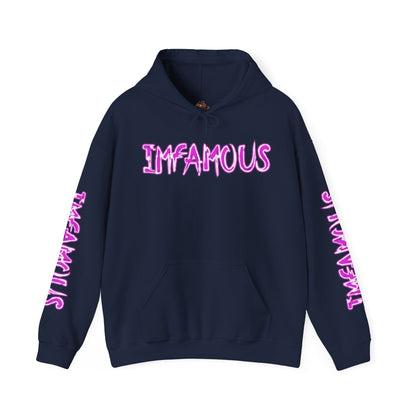Premium Hooded Sweatshirt - Imfamous Ice Cream Psychedelic Mushroom Tip Design