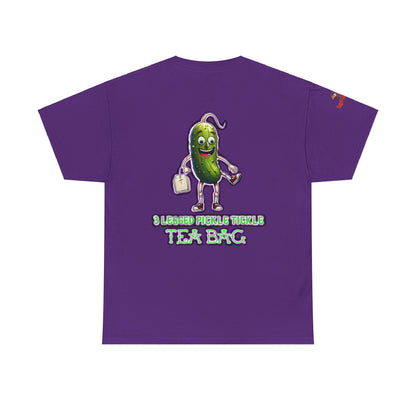 Premium Graphic T-shirt - Imfamous 3 Legged Pickle Tickle Tea Bag Design
