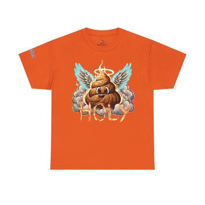 Funny Holy Poop Unisex Heavy Cotton Tee - Hilarious Graphic T-Shirt, Sarcastic Gift Shirt, Humorous Novelty Top, Gag Joke