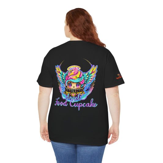 Unisex Heavy Cotton Tee - Imfamous Angel Food Cupcake Design #4