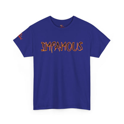 Imfamous Devils Food Cupcake Zombie attack Graphic Tee - Fun Casual Wear, Unisex T-Shirt for Food Lovers, Halloween fun gift