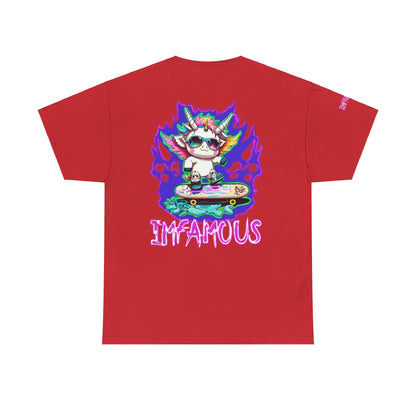 Camiseta gráfica premium: Imfamous Unicorn Breaking The Glass Design #2 (Diseño n.° 2 del famoso unicornio rompiendo el cristal)