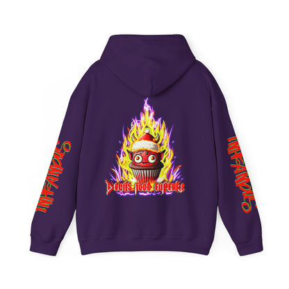 Premium Hooded Sweatshirt - Imfamous Devils Food Cupcake Design