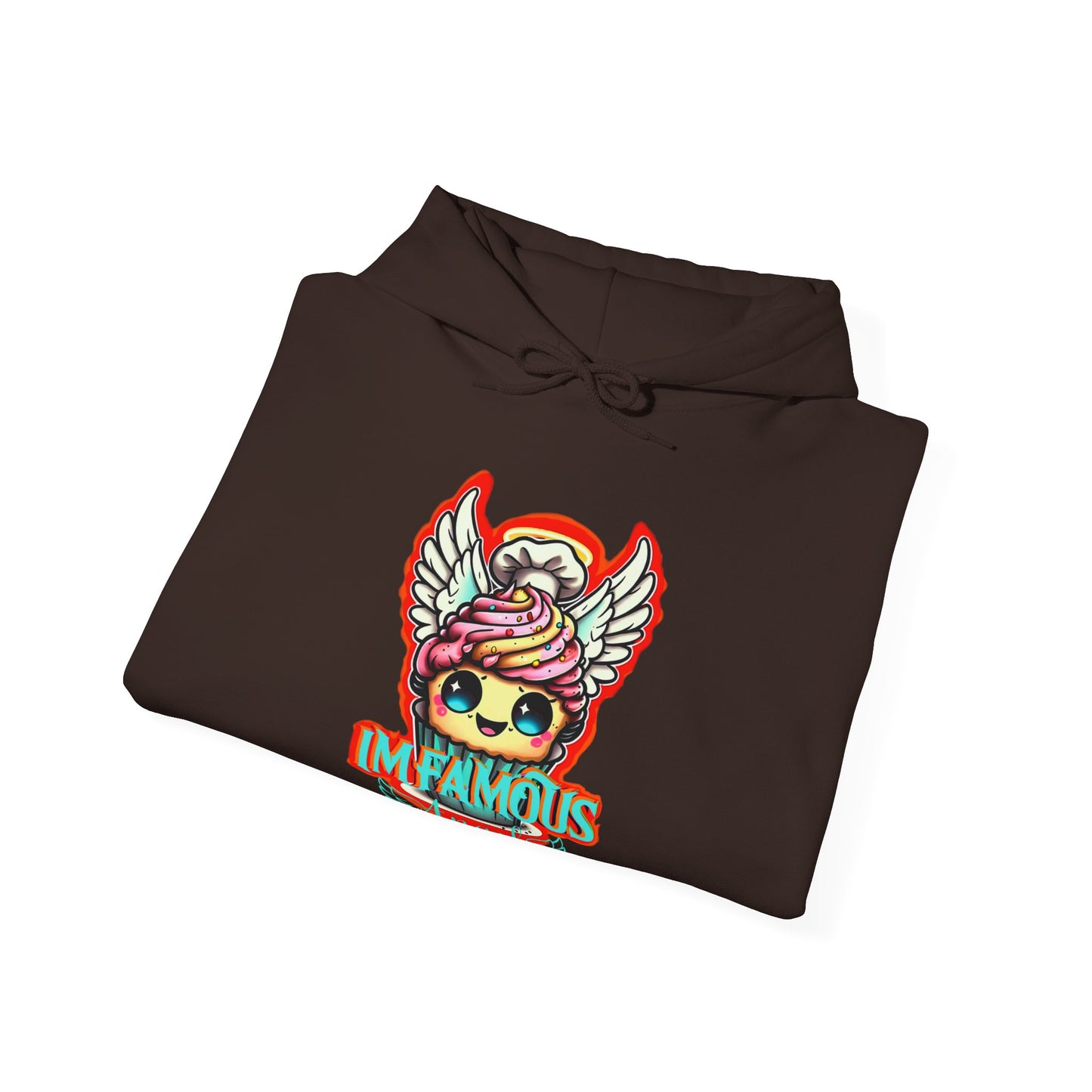 Imfamous Angel food cupcake 男女同款 Heavy Blend™ 连帽运动衫