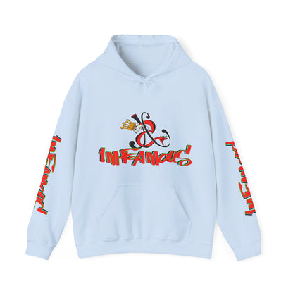 Premium Hooded Sweatshirt - Imfamous Devils Food Cupcake Design