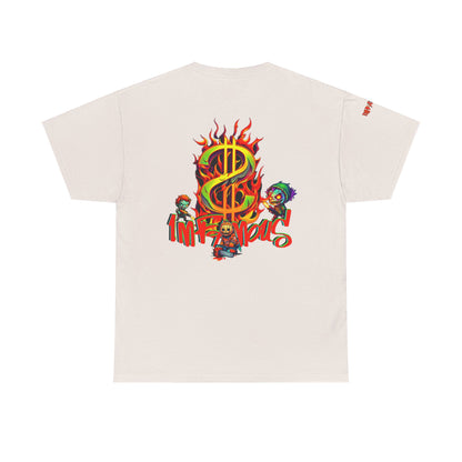 Premium graphic T-shirt - Imfamous halloween logo Design