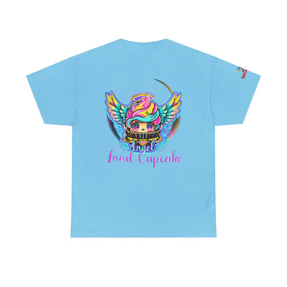 Unisex Heavy Cotton Tee - Imfamous Angel Food Cupcake Design #4