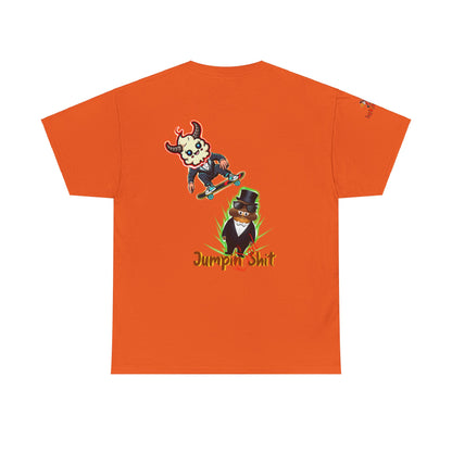 Imfamous jumpin Sad Shit premium graphic Tee - Imfamous Jumping Sad Shit Design