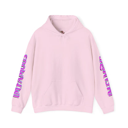 Premium Hooded Sweatshirt -cyclops being abducted by ufo