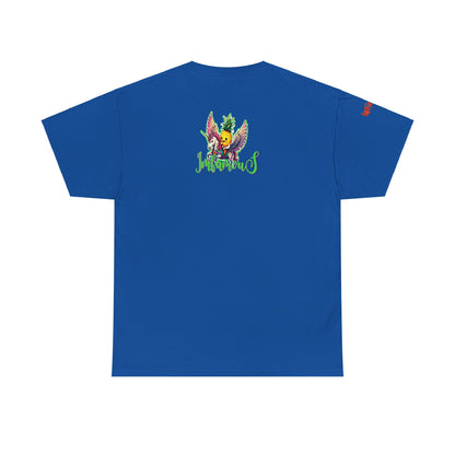 Graphic Tee Unipineapple Flying on Unicorn Heavy Cotton T-shirt