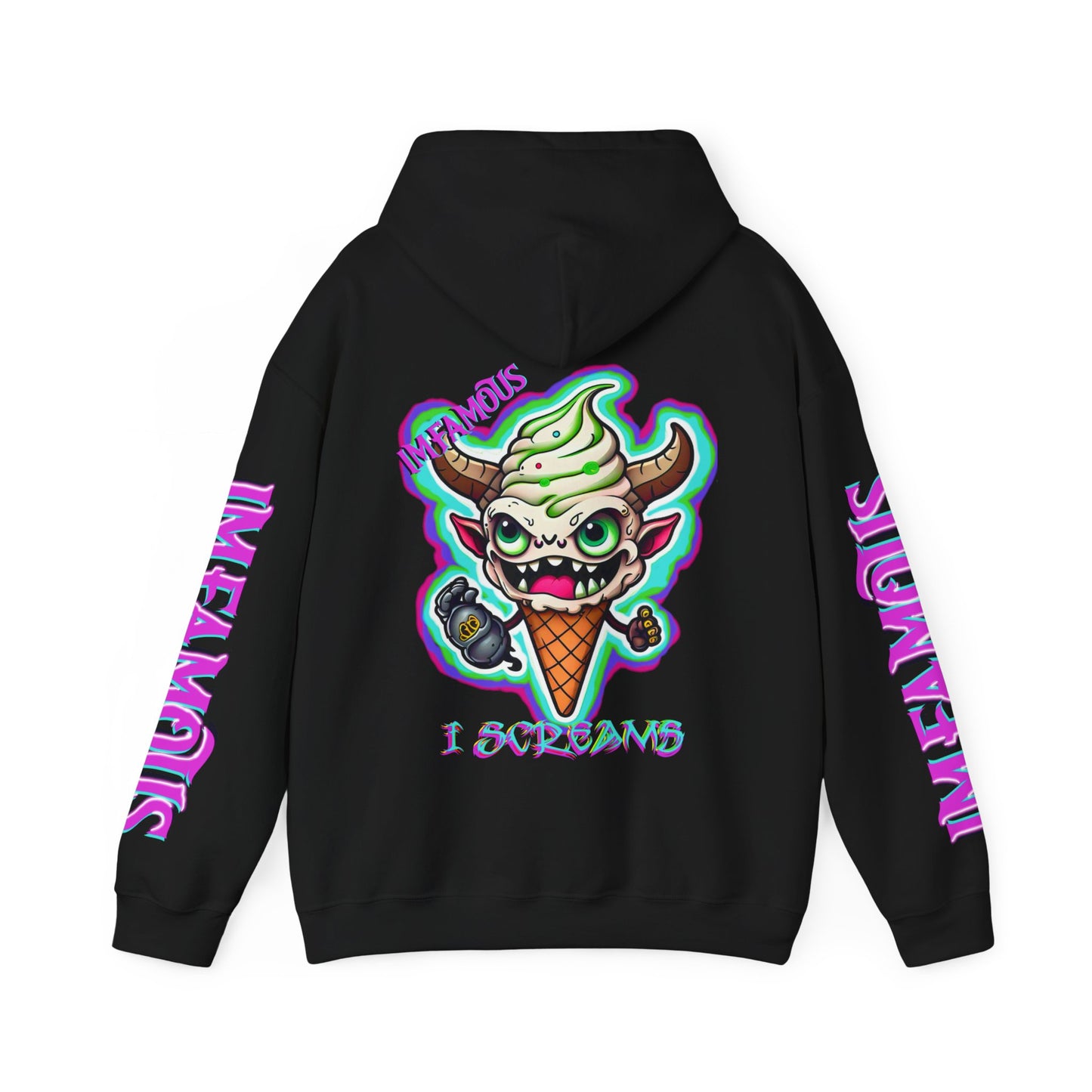 Sudadera con capucha - Imfamous I-Screams Diseño Vanilla Madness