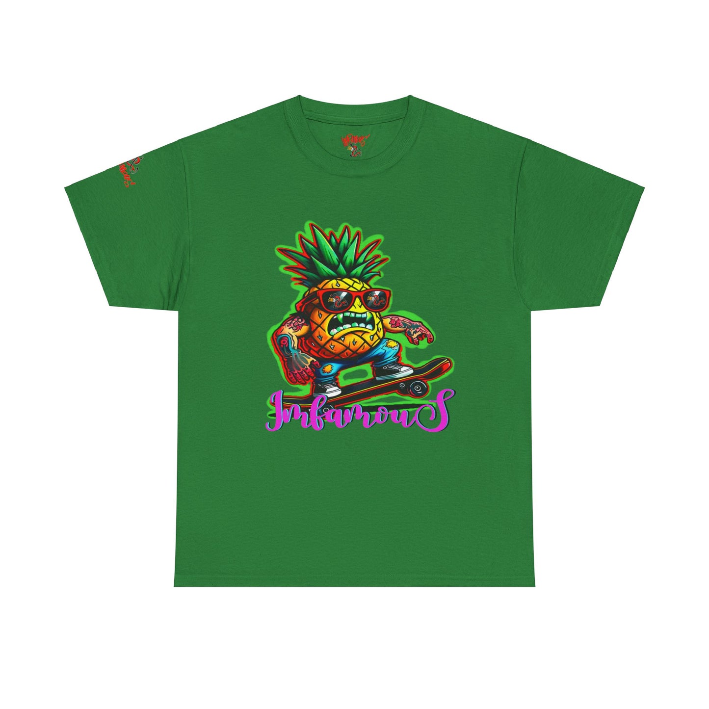 Camiseta gráfica premium - Imfamous Pineapple skater