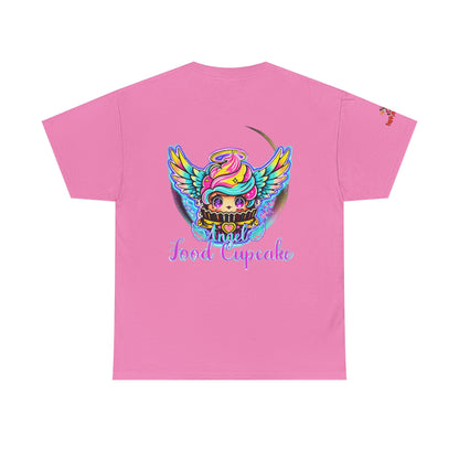 Unisex Heavy Cotton Tee - Imfamous Angel Food Cupcake Design #4