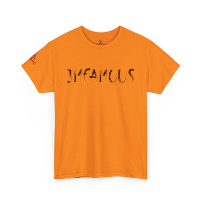 Imfamous Devils Food Cupcake Zombie attack Graphic Tee - Fun Casual Wear, Unisex T-Shirt for Food Lovers, Halloween fun gift