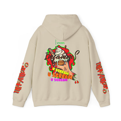 premium Hooded Sweatshirt - Imfamous I-scream Halloween spooky