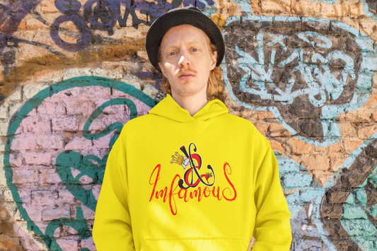 Premium hoodie-Imfamous Angry Pine-Apphole pineapple
